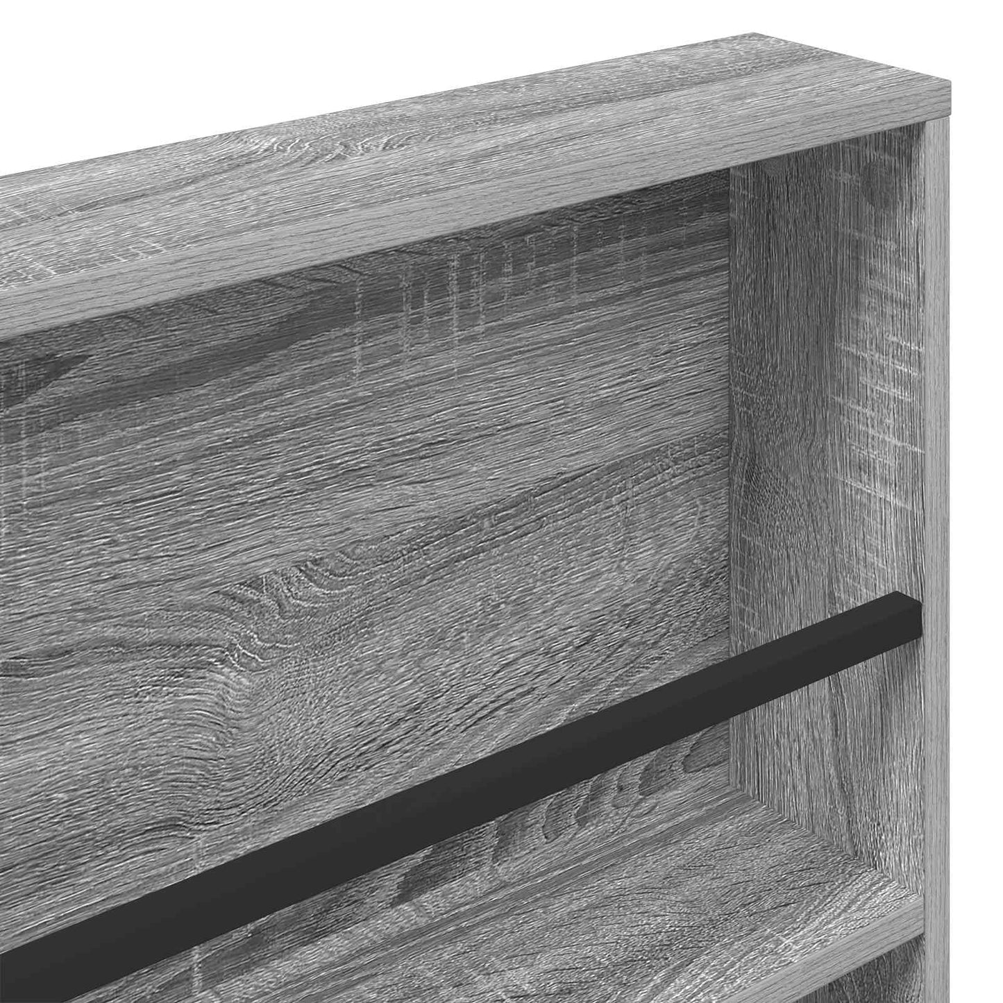 Magazine Rack 2 pcs Grey Sonoma 60 x 12 x 70 cm Engineered Wood