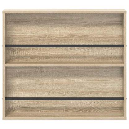 Magazine Rack Sonoma Oak 80 x 12 x 70 cm Engineered Wood