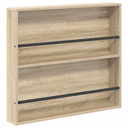Magazine Rack 2 pcs Sonoma Oak 80 x 12 x 70 cm Engineered Wood