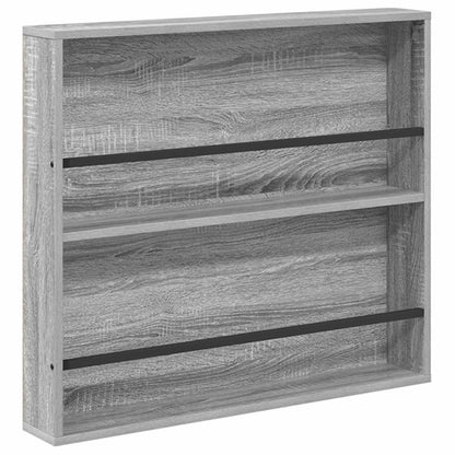Magazine Rack Grey Sonoma 80 x 12 x 70 cm Engineered Wood