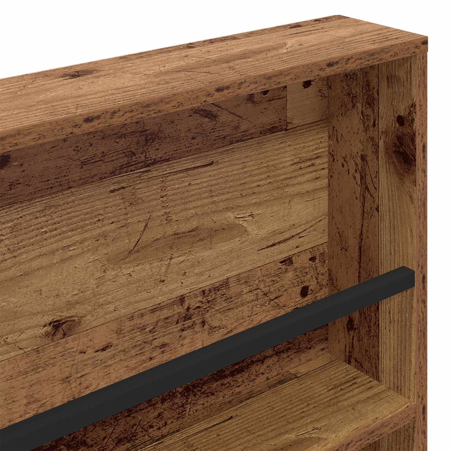 Magazine Rack Old Wood 80 x 12 x 70 cm Engineered Wood
