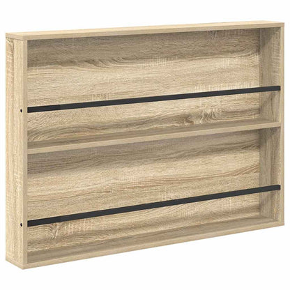 Magazine Rack Sonoma Oak 100 x 12 x 70 cm Engineered Wood