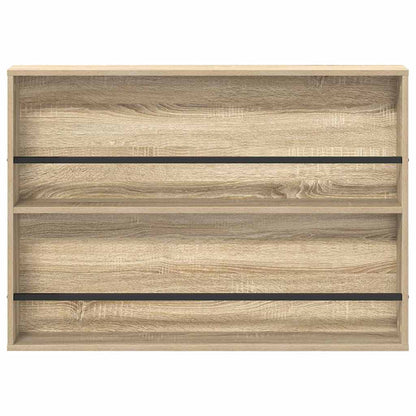 Magazine Rack Sonoma Oak 100 x 12 x 70 cm Engineered Wood