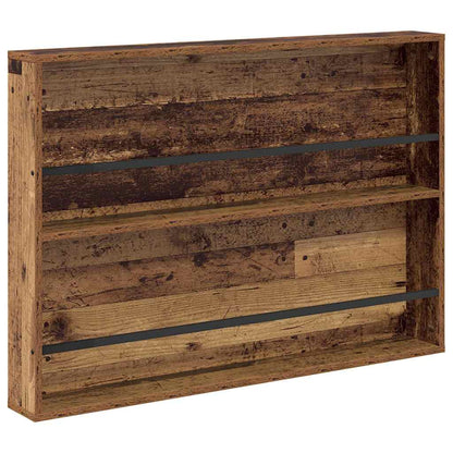 Magazine Rack 2 pcs Old Wood 100 x 12 x 70 cm Engineered Wood