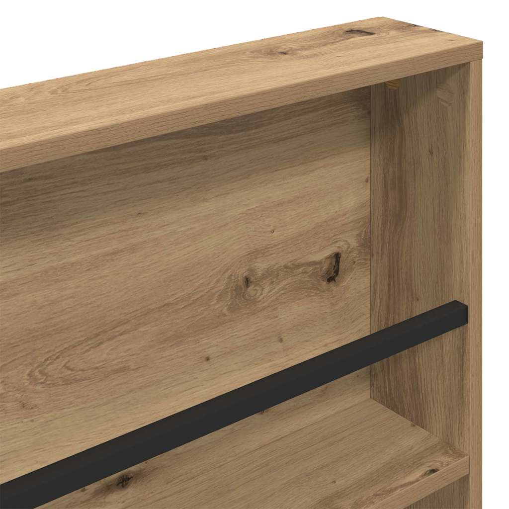 Magazine Rack Artisan Oak 100 x 12 x 70 cm Engineered Wood