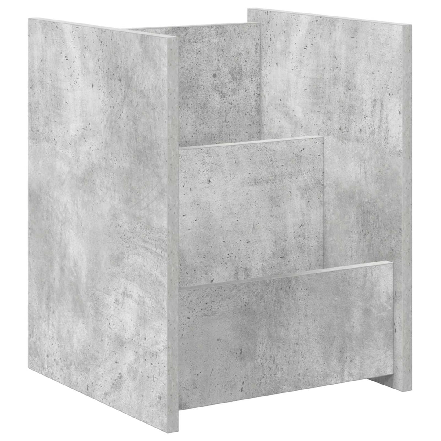 Magazine Rack Concerte Grey 35 x 35 x 45 cm Engineered Wood