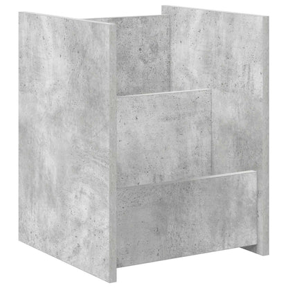 Magazine Rack Concerte Grey 35 x 35 x 45 cm Engineered Wood