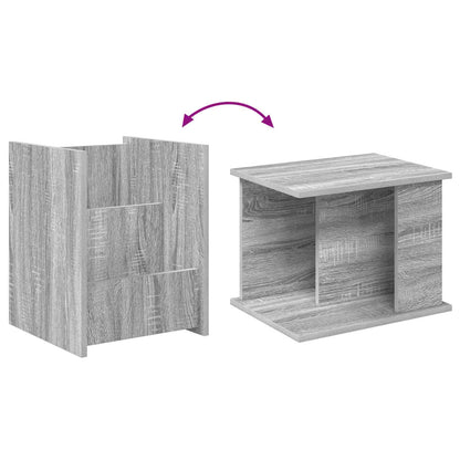 Magazine Rack Grey Sonoma 35 x 35 x 45 cm Engineered Wood