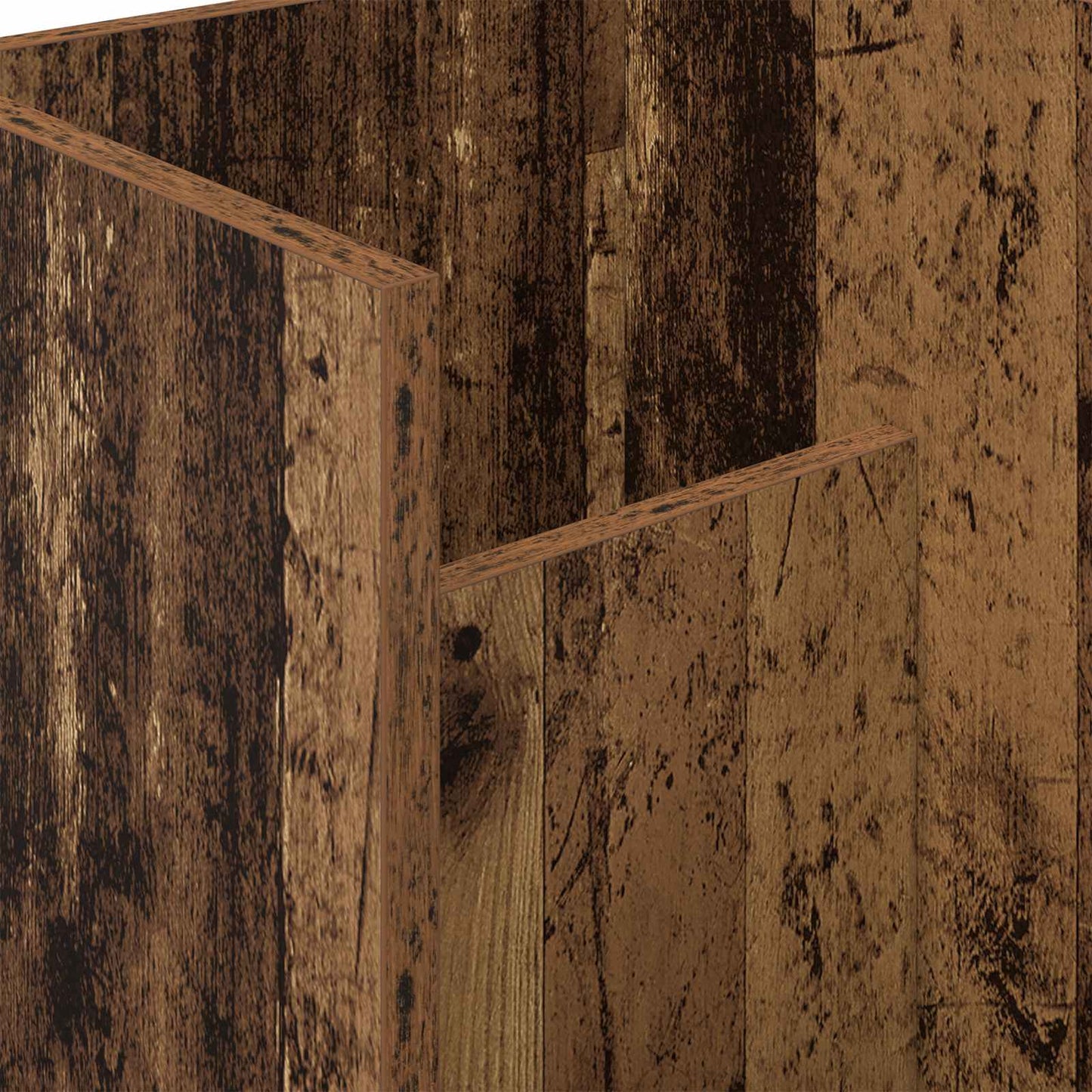 Magazine Rack Old Wood 35 x 35 x 45 cm Engineered Wood