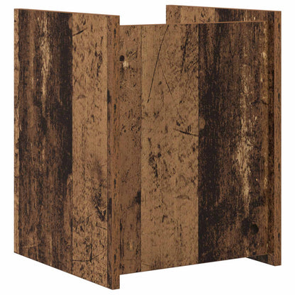Magazine Rack Old Wood 35 x 35 x 45 cm Engineered Wood