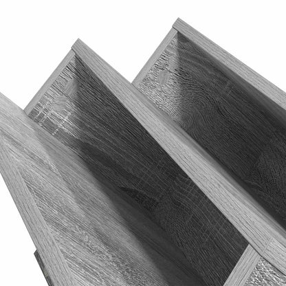 Magazine Rack Grey Sonoma 53 x 40 x 28.5 cm Engineered Wood