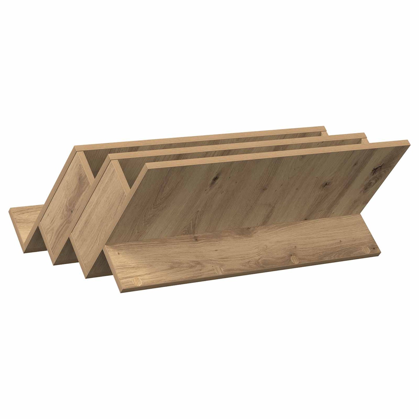 Magazine Rack Artisan Oak 65 x 53 x 28.5 cm Engineered Wood