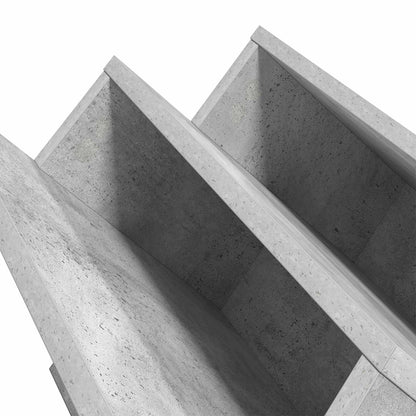 Magazine Rack Concerte Grey 90 x 53 x 28.5 cm Engineered Wood