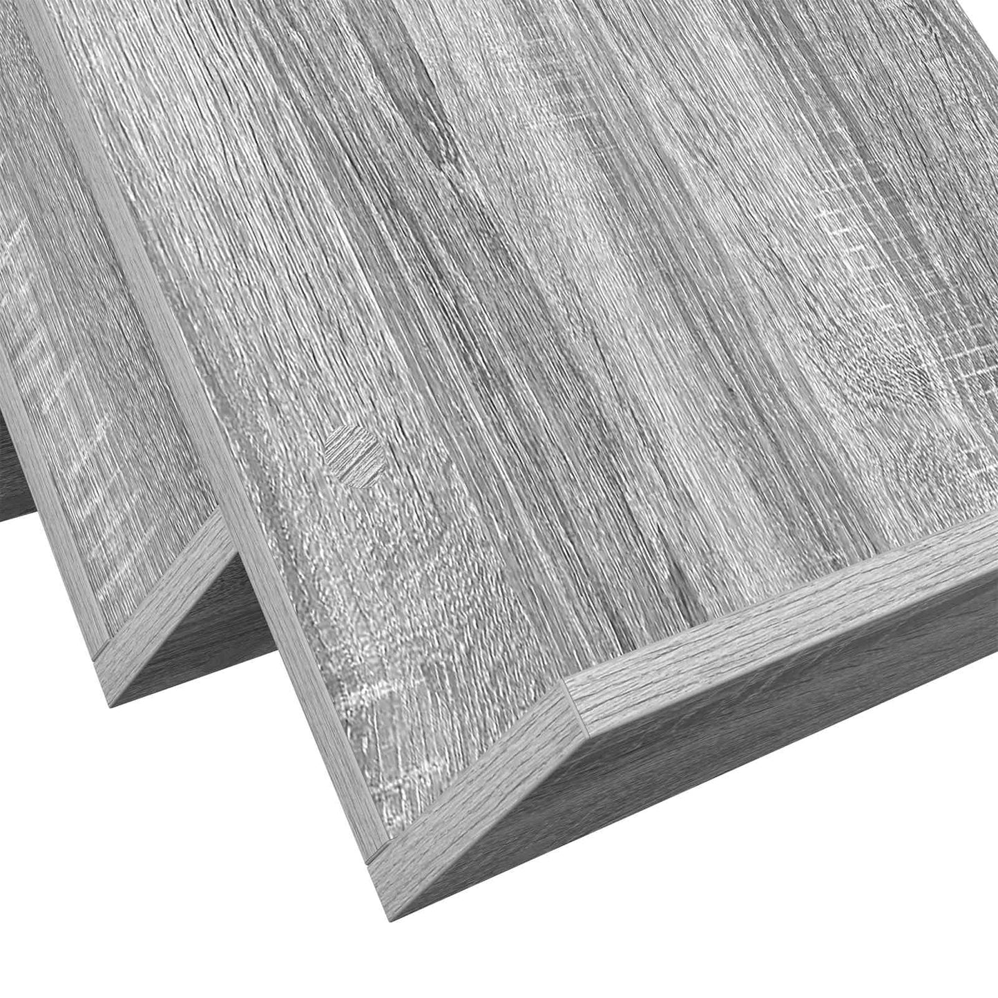 Magazine Rack Grey Sonoma 90 x 53 x 28.5 cm Engineered Wood