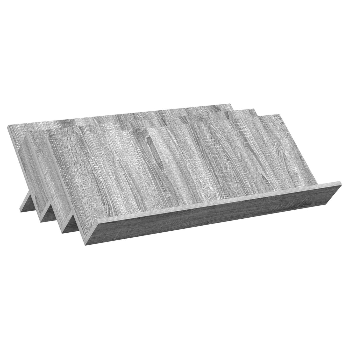 Magazine Rack Grey Sonoma 90 x 53 x 28.5 cm Engineered Wood