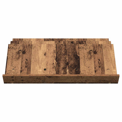 Magazine Rack Old Wood 90 x 53 x 28.5 cm Engineered Wood