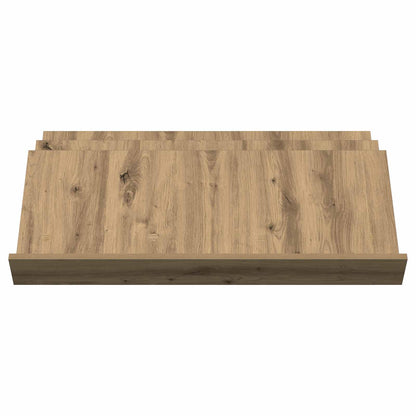 Magazine Rack Artisan Oak 90 x 53 x 28.5 cm Engineered Wood