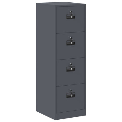 File Cabinet Anthracite 44 x 50 x 139 cm Cold-Rolled Steel