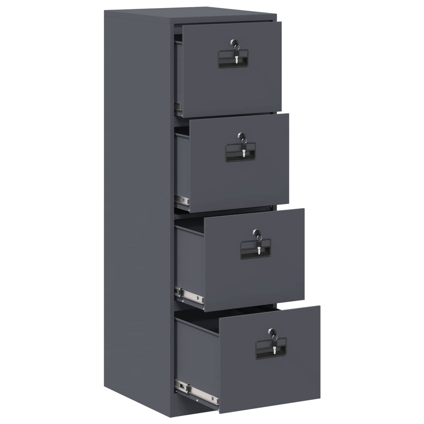 File Cabinet Anthracite 44 x 50 x 139 cm Cold-Rolled Steel