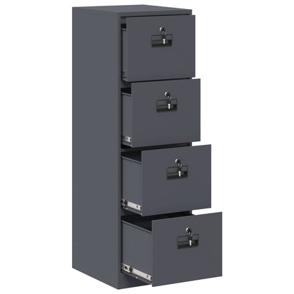 File Cabinet Anthracite 44 x 50 x 139 cm Cold-Rolled Steel