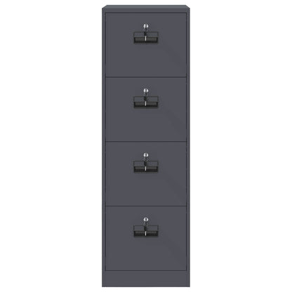 File Cabinet Anthracite 44 x 50 x 139 cm Cold-Rolled Steel