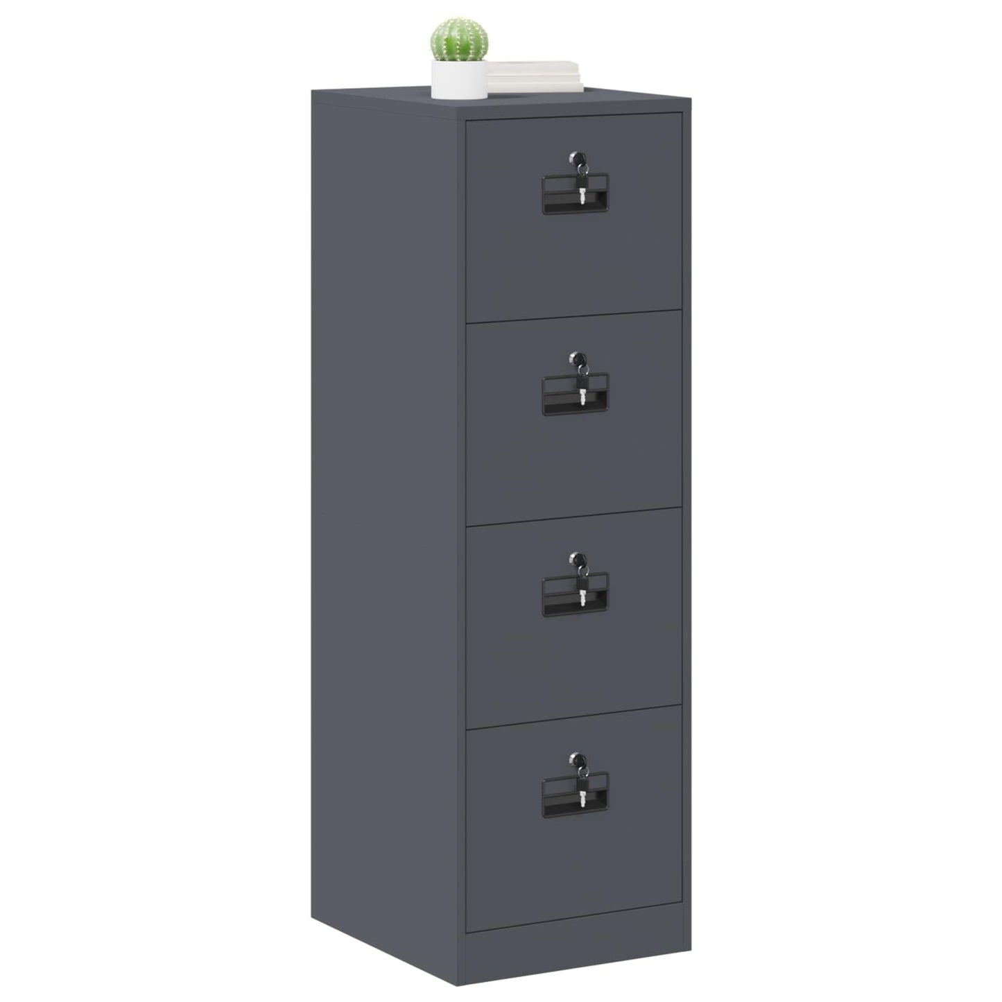 File Cabinet Anthracite 44 x 50 x 139 cm Cold-Rolled Steel