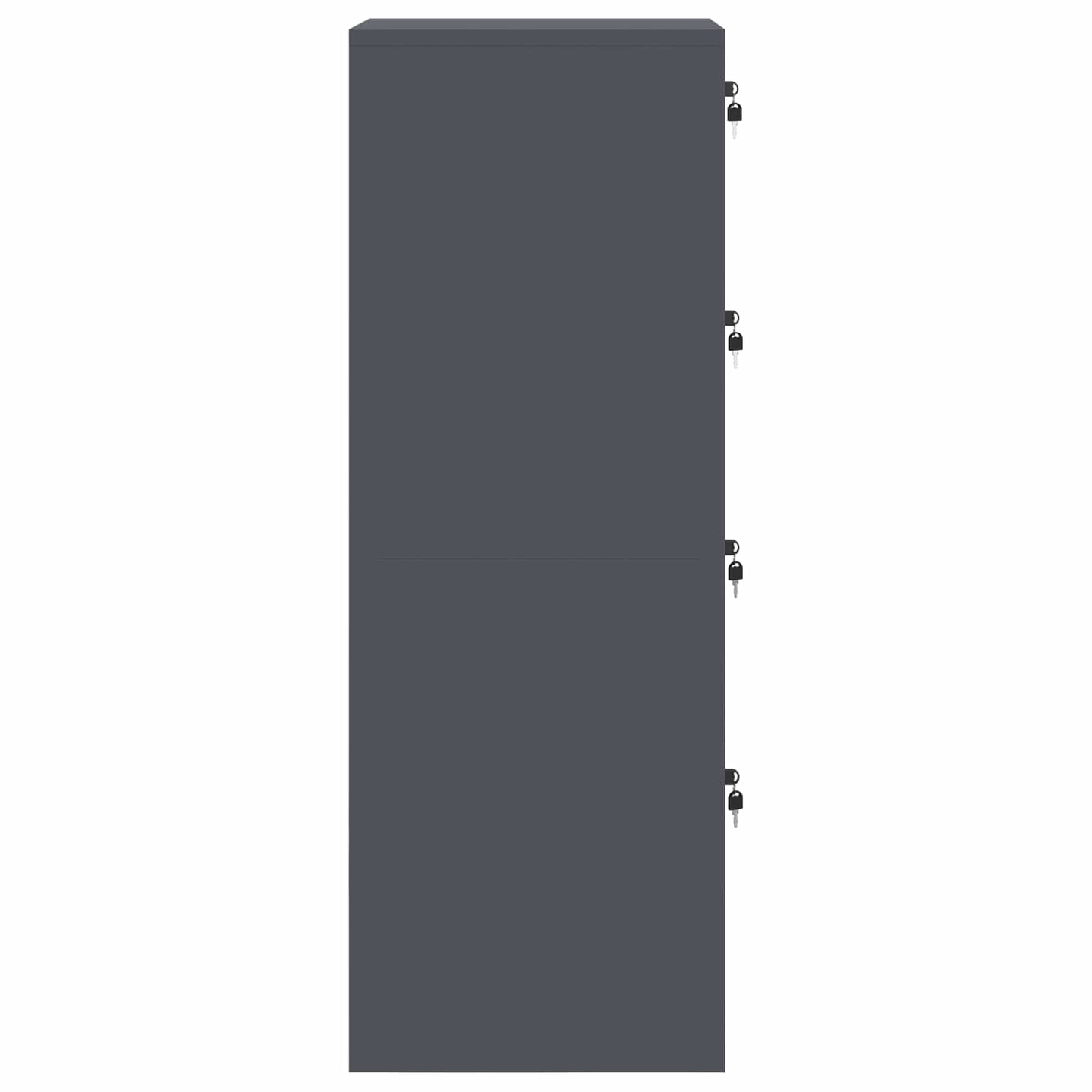File Cabinet Anthracite 44 x 50 x 139 cm Cold-Rolled Steel
