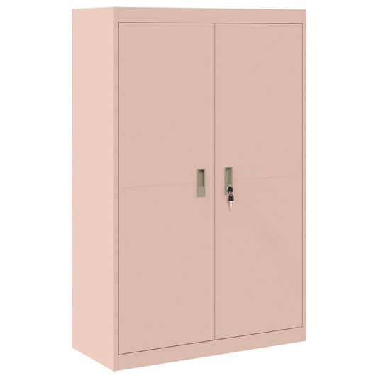 Storage Cabinet Pink 90 x 40 x 140 cm Steel