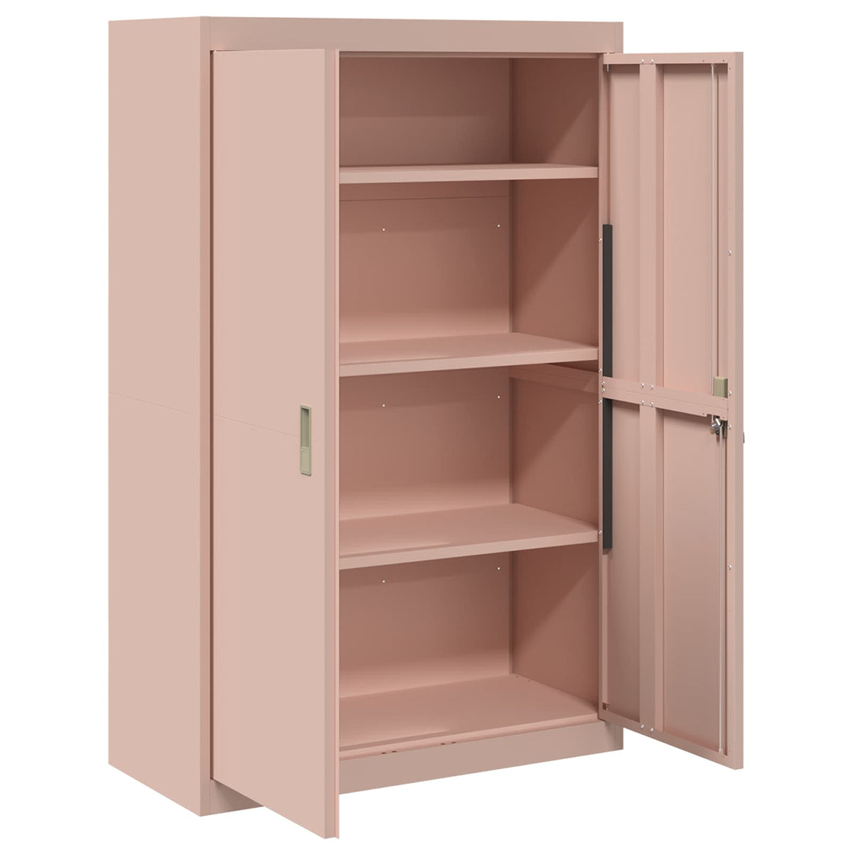 Storage Cabinet Pink 90 x 40 x 140 cm Steel