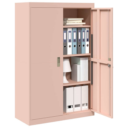Storage Cabinet Pink 90 x 40 x 140 cm Steel