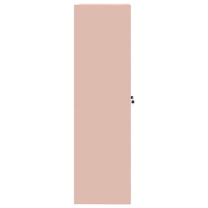Storage Cabinet Pink 90 x 40 x 140 cm Steel