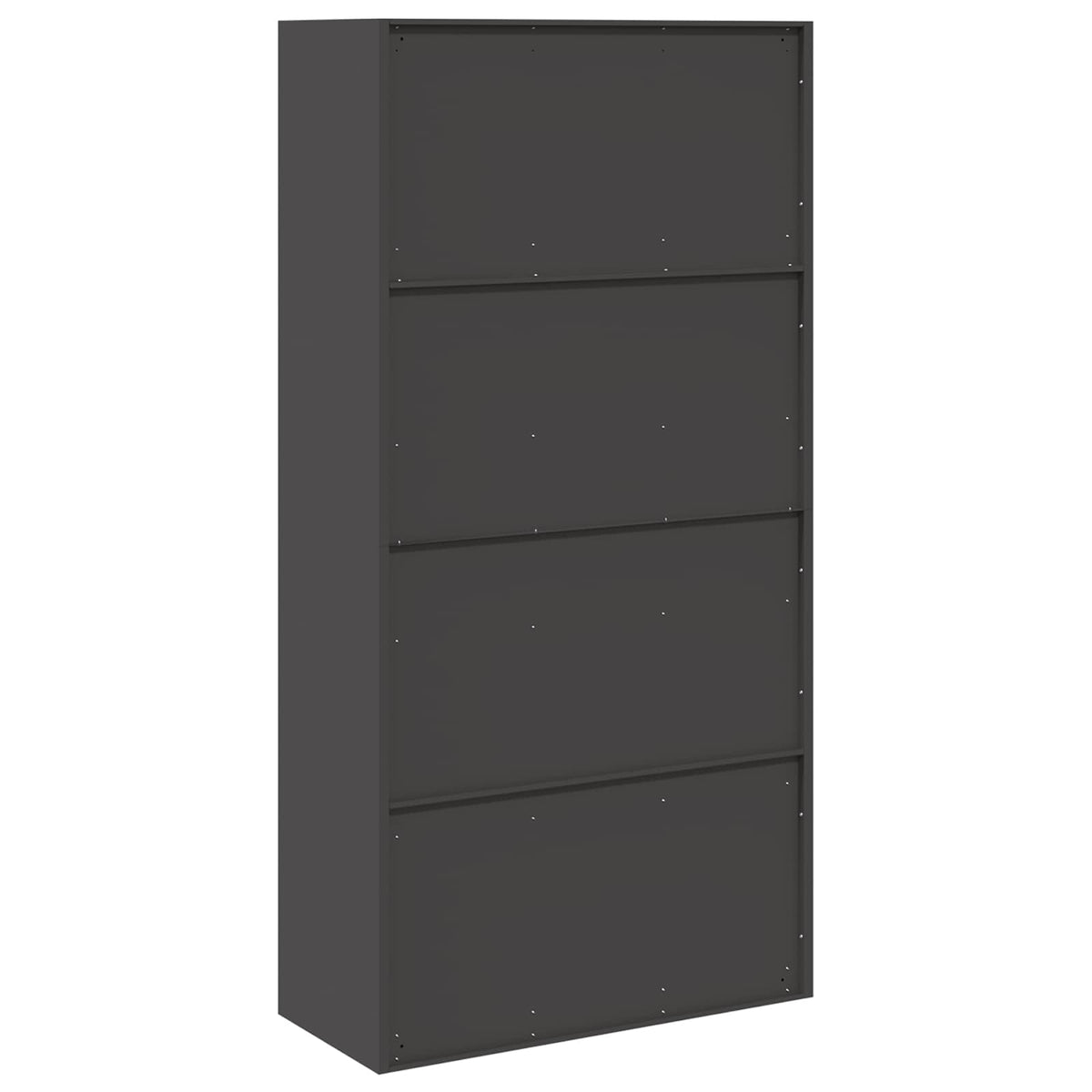 Storage Cabinet Black 90 x 40 x 180 cm Steel
