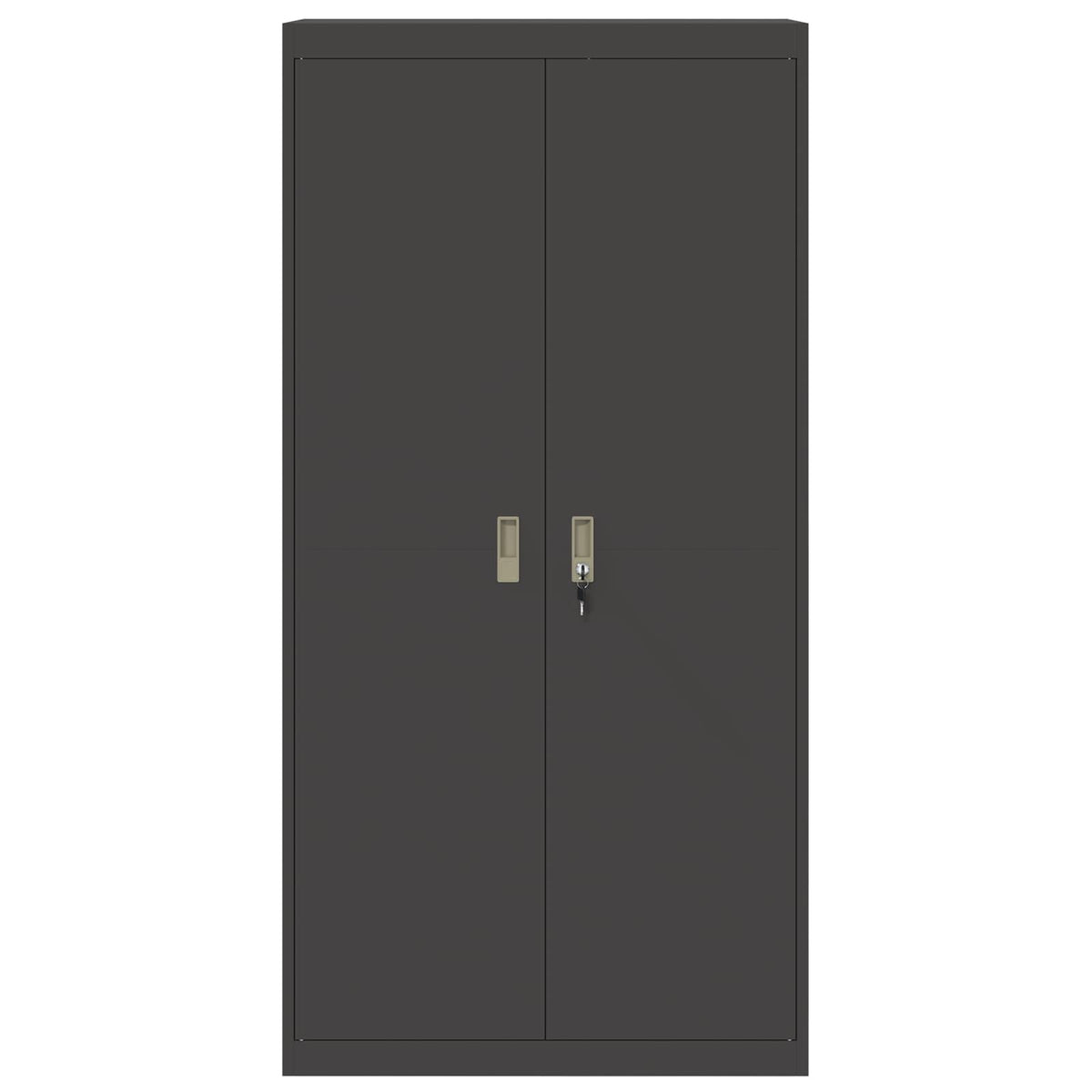 Storage Cabinet Black 90 x 40 x 180 cm Steel