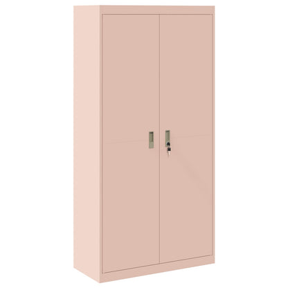Storage Cabinet Pink 90 x 40 x 180 cm Steel