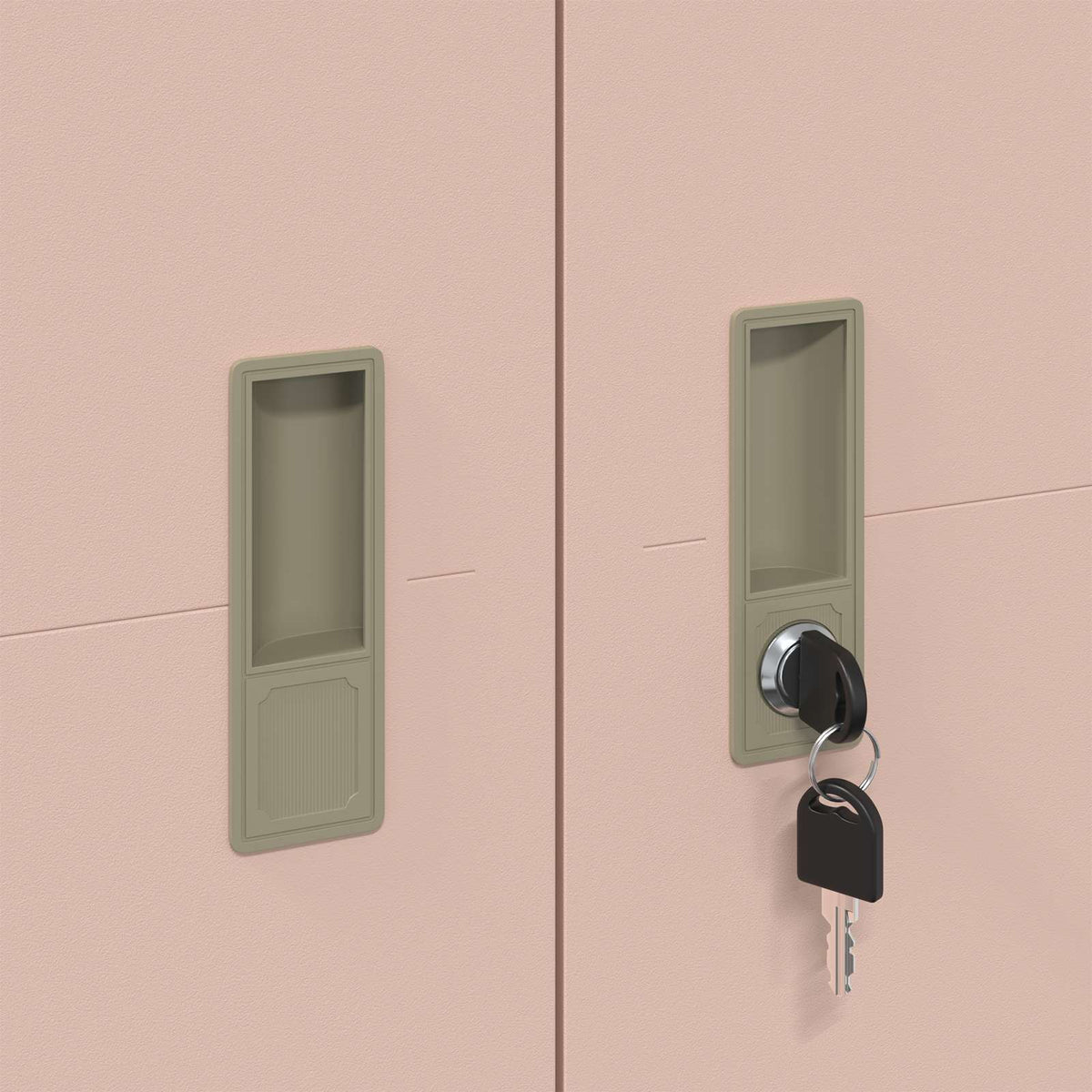 Storage Cabinet Pink 90 x 40 x 200 cm Steel