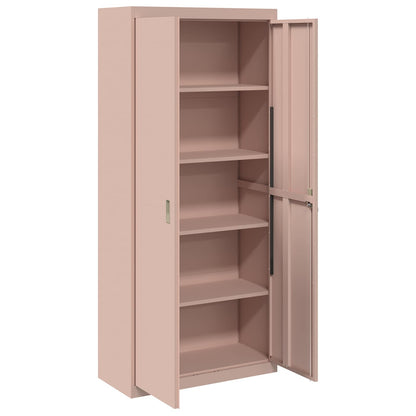 Storage Cabinet Pink 90 x 40 x 200 cm Steel