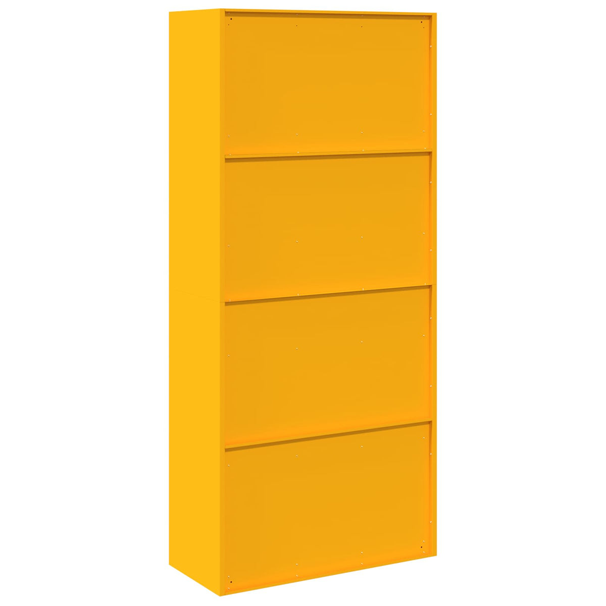 Storage Cabinet Mustard Yellow 90 x 40 x 200 cm Steel