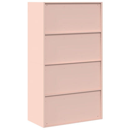 Storage Cabinet Pink 80 x 40 x140 cm Steel