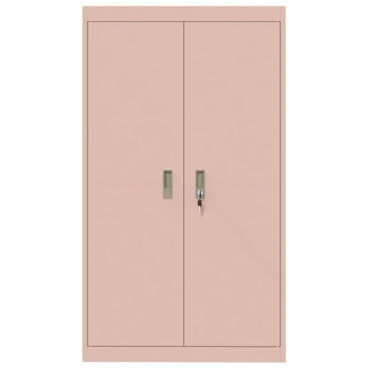 Storage Cabinet Pink 80 x 40 x140 cm Steel