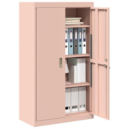 Storage Cabinet Pink 80 x 40 x140 cm Steel