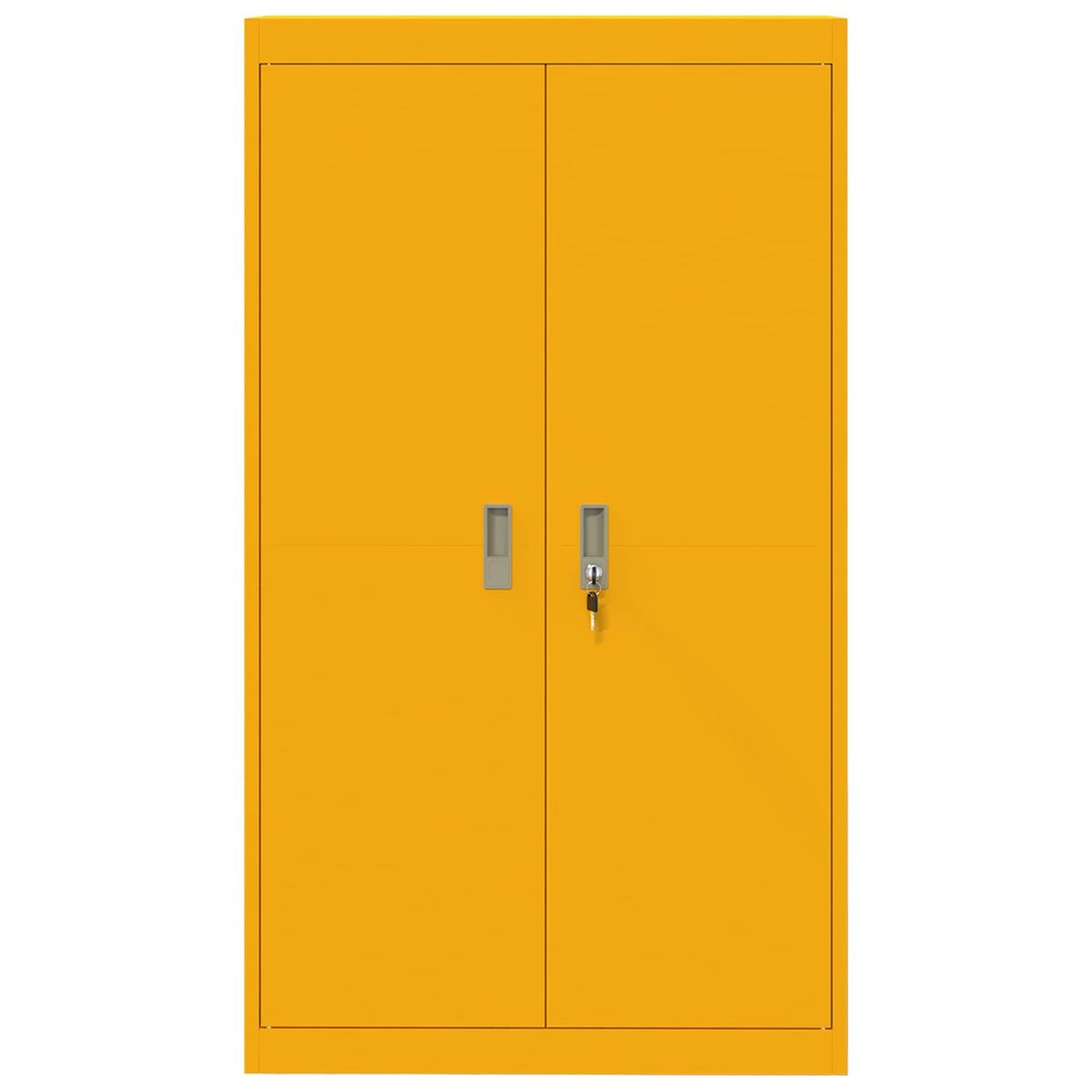 Storage Cabinet Mustard Yellow 80 x 40 x140 cm Steel