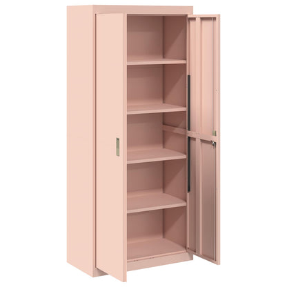 Storage Cabinet Pink 80 x 40 x180 cm Steel