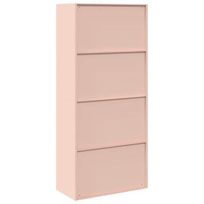 Storage Cabinet Pink 80 x 40 x180 cm Steel