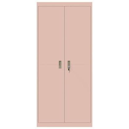 Storage Cabinet Pink 80 x 40 x180 cm Steel