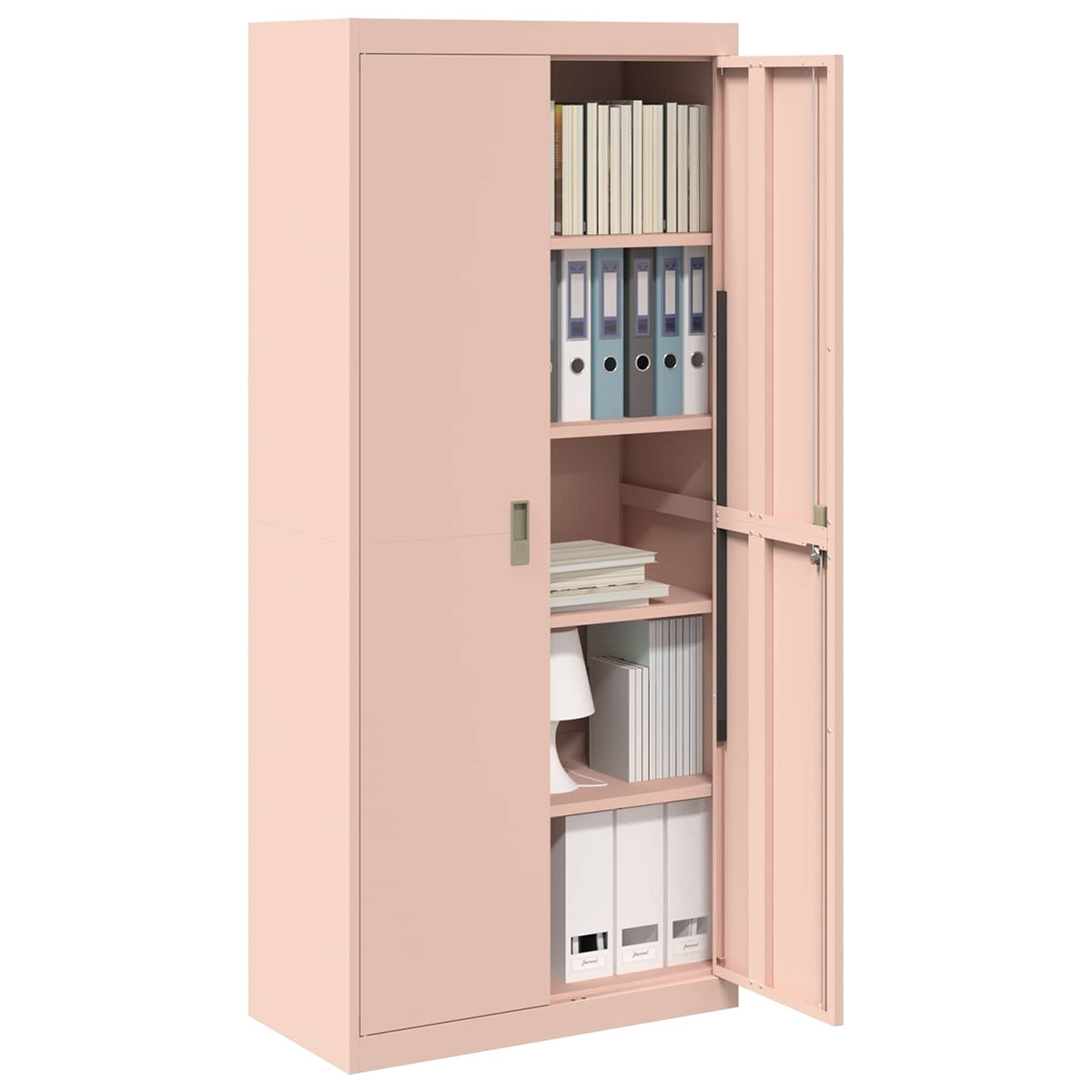 Storage Cabinet Pink 80 x 40 x180 cm Steel