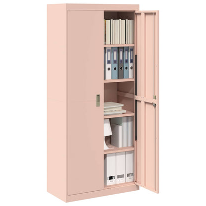 Storage Cabinet Pink 80 x 40 x180 cm Steel