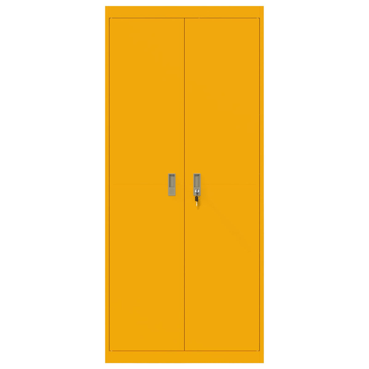 Storage Cabinet Mustard Yellow 80 x 40 x180 cm Steel