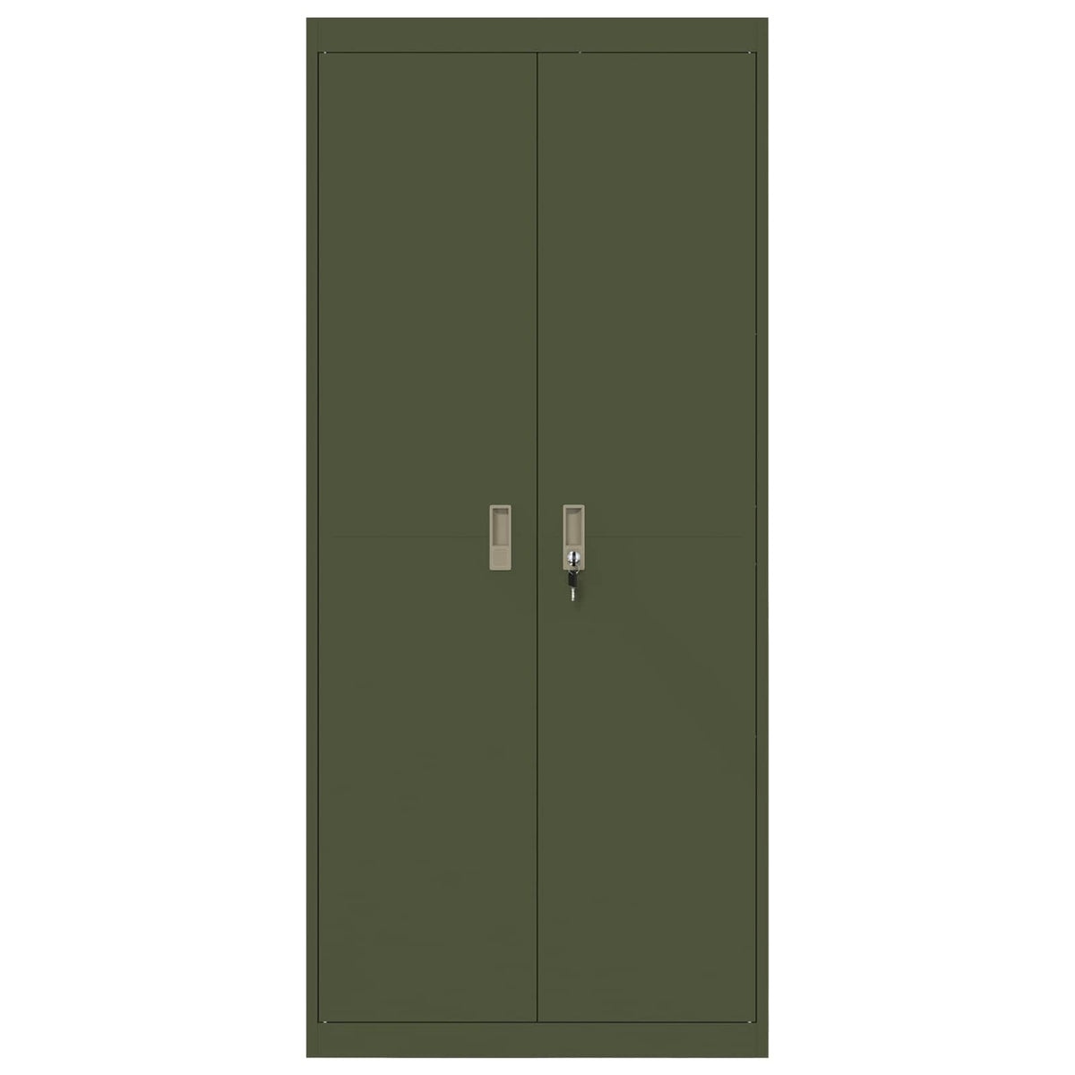 Storage Cabinet Olive Green 80 x 40 x180 cm Steel