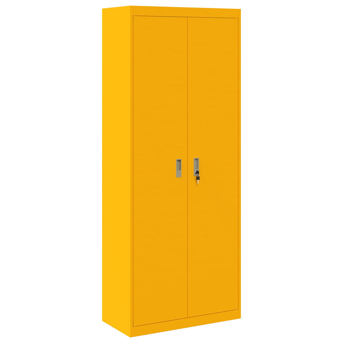Storage Cabinet Mustard Yellow 80 x 40 x200 cm Steel