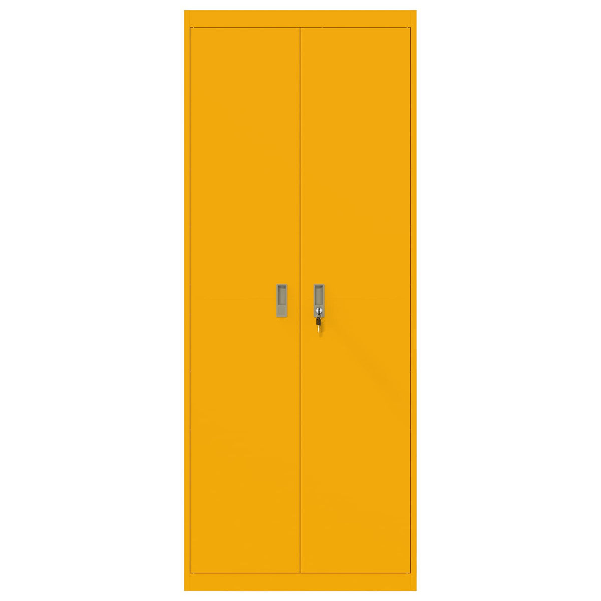 Storage Cabinet Mustard Yellow 80 x 40 x200 cm Steel